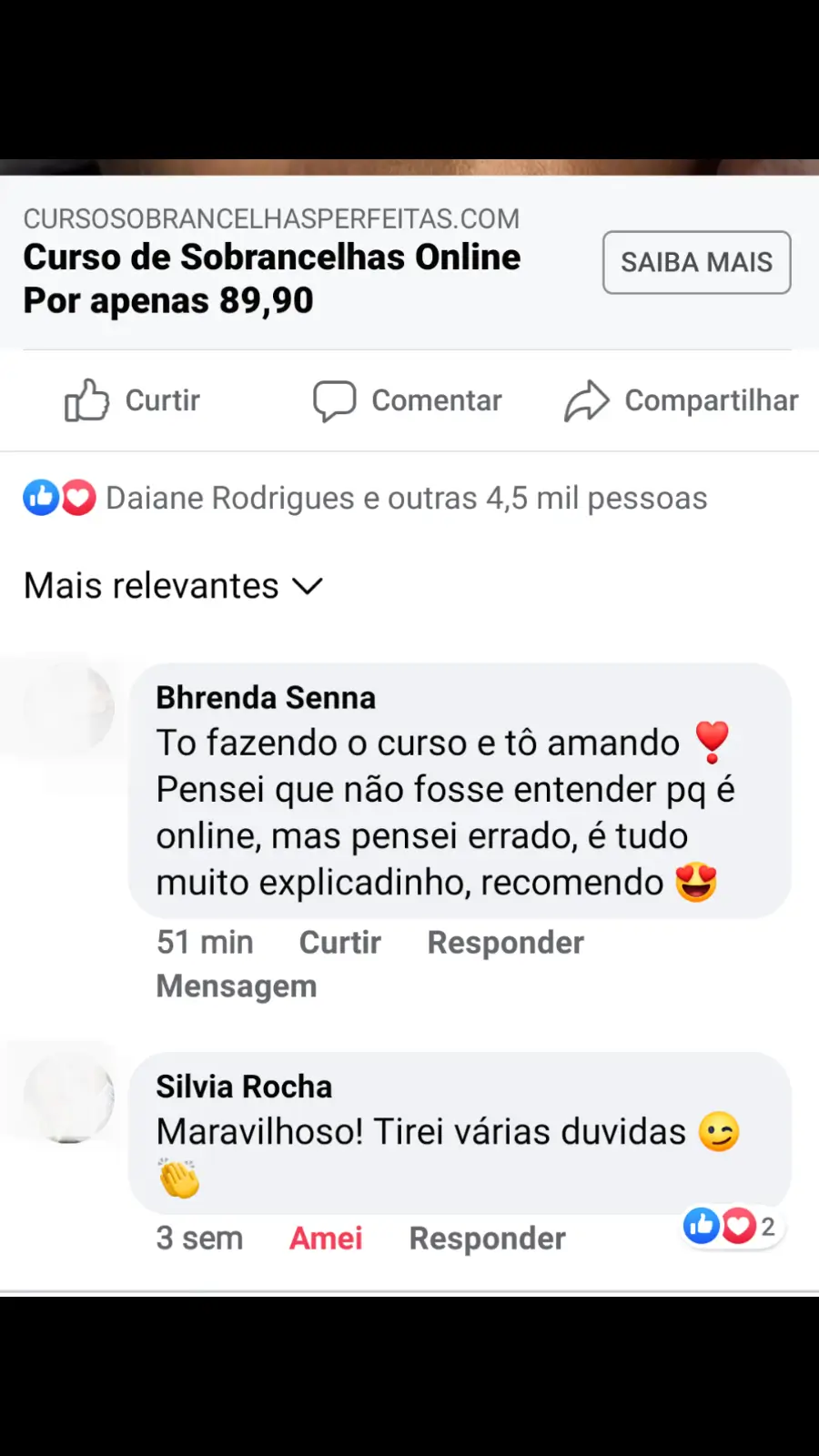 Feedback de aluna que virou referência na sua cidade e agradece à professora Jessica Soares pela transformação profissional.